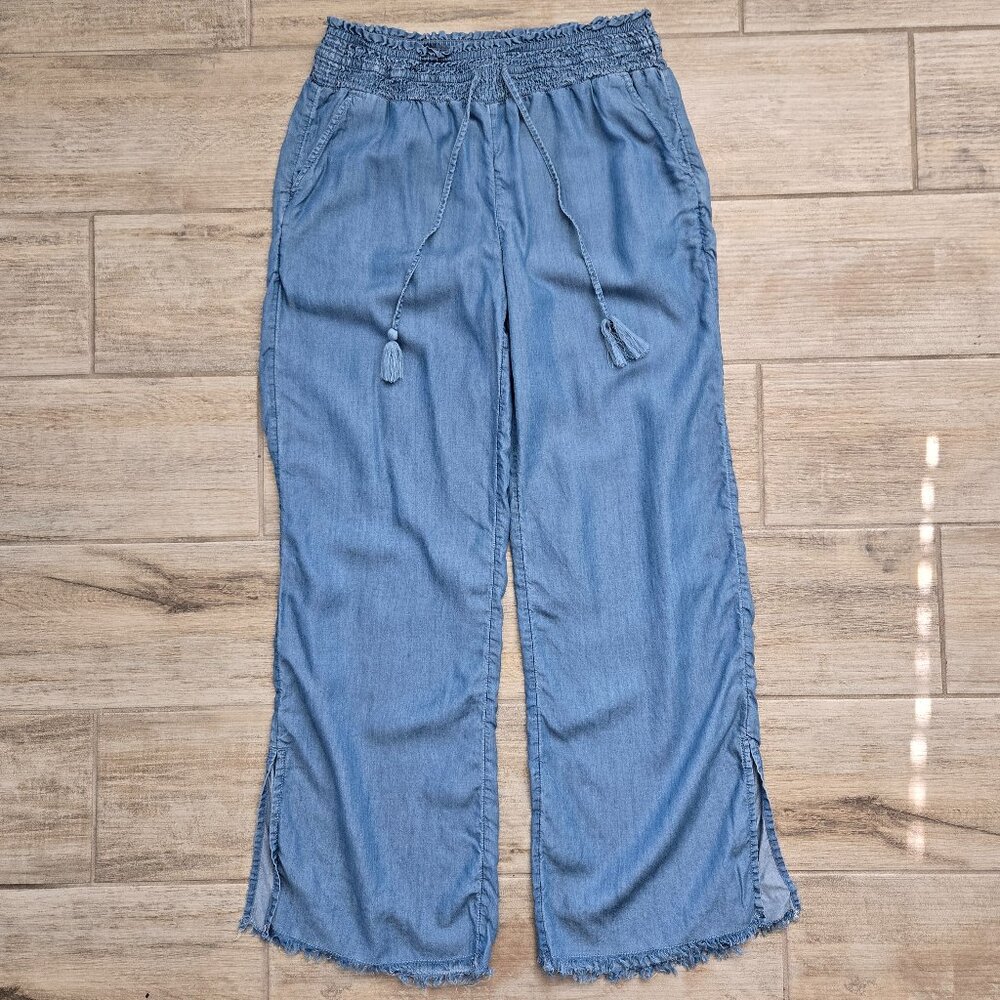 Aerie Blue Wide Leg Pants
